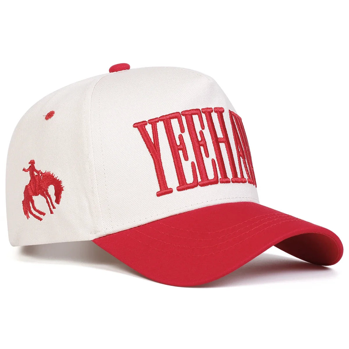 Unisex YEEHAW Letter Embroidery Baseball Caps Spring Autumn Outdoor Adjustable Casual Hats Sunscreen Hat Sports Cap